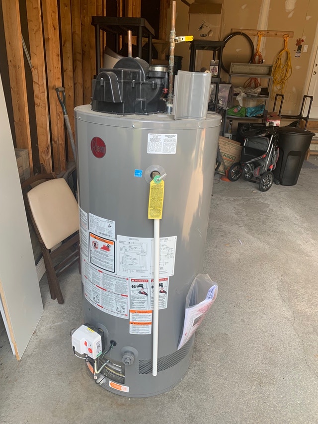 50 Gallon Rheem Hot Water Tank for Sale | Heaters, Humidifiers u0026  Dehumidifiers | Ottawa | Kijiji