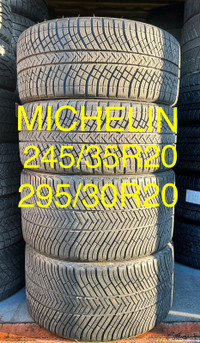245/35R20 295/30R20 Michelin Winter (4 Tires) 