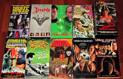 VHS TAPES (updated Oct 2024) :: HORROR & THRILLERS #17, View more