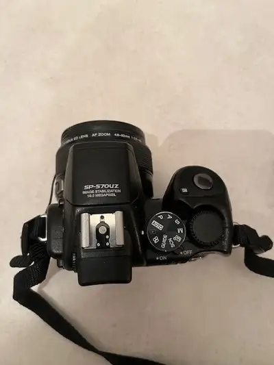 Olympus SP-570UZ Digital Camera complete with soft carrying case, 1GB XD Card, Computer USB Cord, Re...