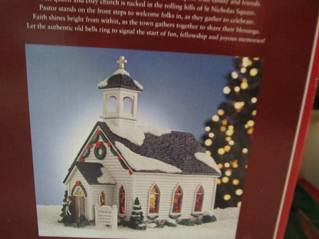 Christmas Coventry Cove St Nicholas Church in Arts & Collectibles in Vernon