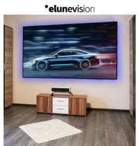 elunevision 100” backlite projection screen