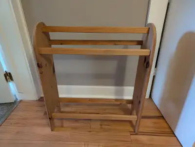 Wooden Quilt / Blanket Rack, View more