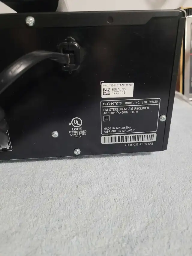 Sony STR-DH130 Digital Receiver in Stereo Systems & Home Theatre in Red Deer - Image 4
