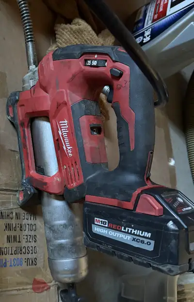 Milwaukee M18 Grease Gun/3/8 Impact and 6.0HO, View more