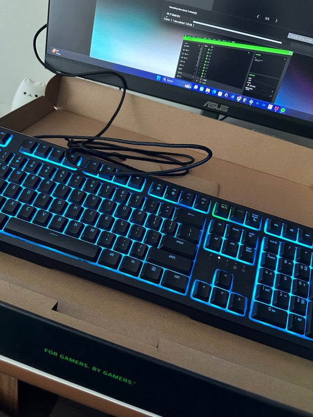 Razer ornata v2 with rest pad  in Mice, Keyboards & Webcams in Red Deer - Image 3