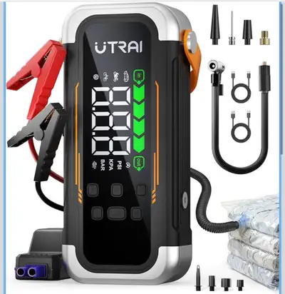 UTRAI Car Jump Starter with Air Compressor & Air Blower, View more
