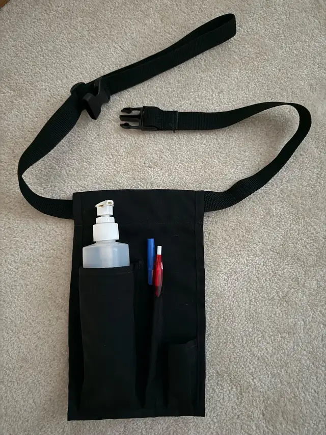 massage therapist holster with adjustable belt with bottle in Other Countries in Canada - Image 4