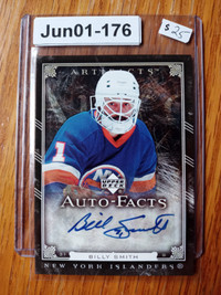 BILLY SMITH 2006-07 UPPER DECK ARTIFACTS AUTO~FACTS AUto AF-BS