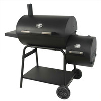 Expert Grill 28" Offset Charcoal Smoker Grill, Black, CBC2335WA-