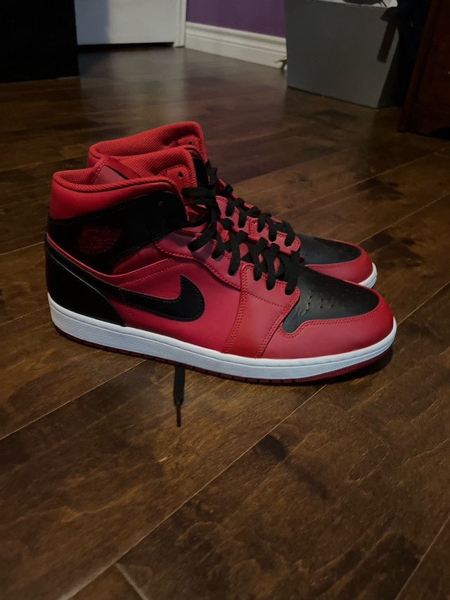 Jordan 1 high gym red and black  in Men's Shoes in Dartmouth