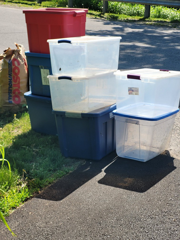 Free bins for storage if you can pick up today Free Stuff Ottawa