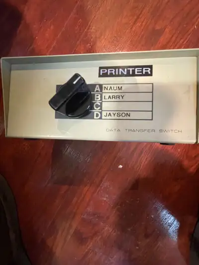 Printers switch, View more