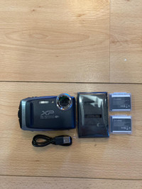 Fujifilm XP130 Waterproof Wi-Fi Digital Camera w/ New Batteries!