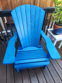 Eco-Friendly Adirondack Chairs and Side Table