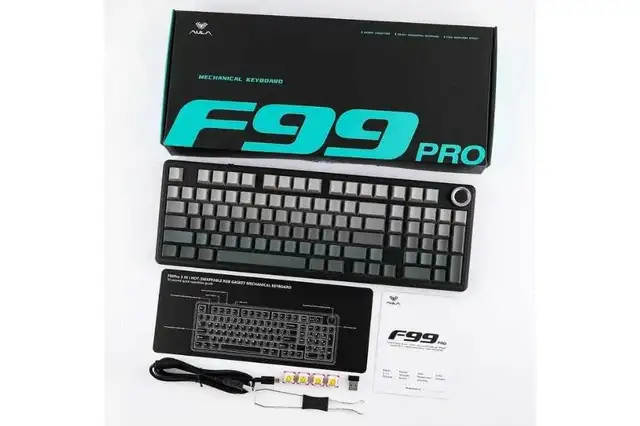 AULA F99 PRO GAMING KEYBOARD BRAND NEW in Mice, Keyboards & Webcams in Mississauga / Peel Region - Image 3