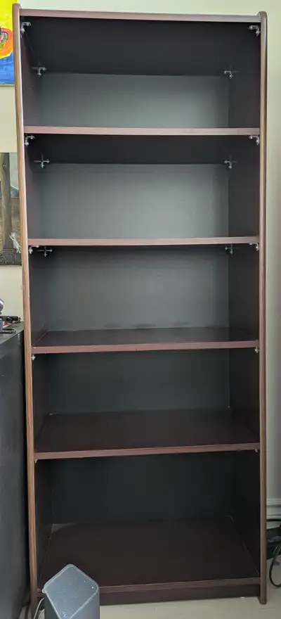 3 book shelves, $30 each, View more
