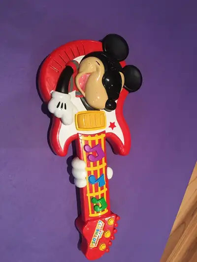 Mickey Disney toy guitar, View more