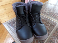 YIRUIYA Leather Snow Boots Fully Fur Lined NEW