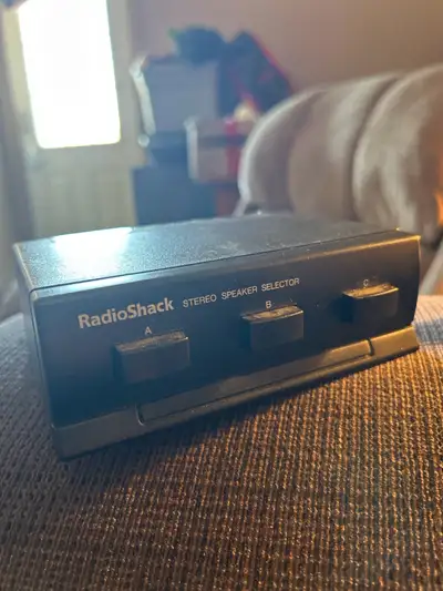 Vintage RadioShack stereo speaker selector. Selects between three sets of speakers. Compact and func...