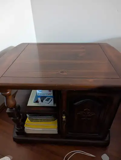 Very good end table solid wood name  rosewood, View more