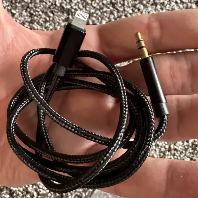 Lightning to 3.5mm Audio Jack Adapter for Cars, Speakers, View more