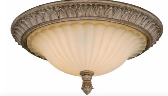 Avenant 3 Light 16 inch French Bronze Flush Mount SKU: A176894 in Indoor Lighting & Fans in Banff / Canmore