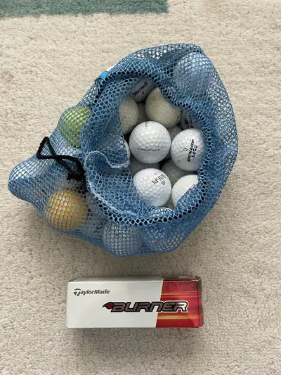 New and used golf balls Approximately 30 balls $10 for all Porch pick up