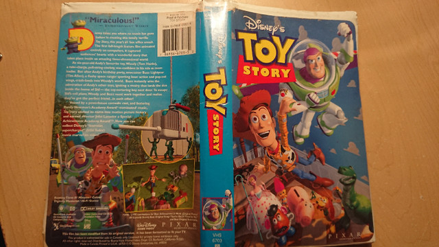 OBO Toy Story (VHS, 1995) # 6703 Walt Disney Pixar RARE in Arts & Collectibles in Thunder Bay - Image 3
