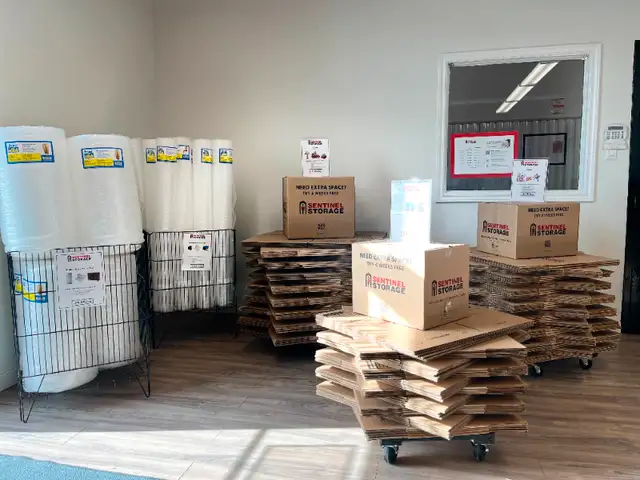 SENTINEL STORAGE 128 AVE NW – WE SELL MOVING SUPPLIES!62863249221379121