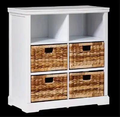 For Living 4-Drawer 2-Shelf Storage Cabinet, View more
