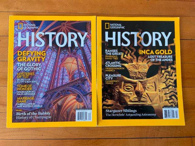 National Geographic History Magazines (c) dans Magazines  à Ville de Montréal