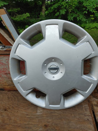 1 Cap de Roue 15 pouces Nissan gris Hub Cap