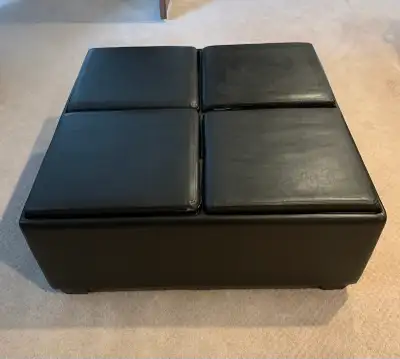 Storage Ottoman (Faux Leather), View more