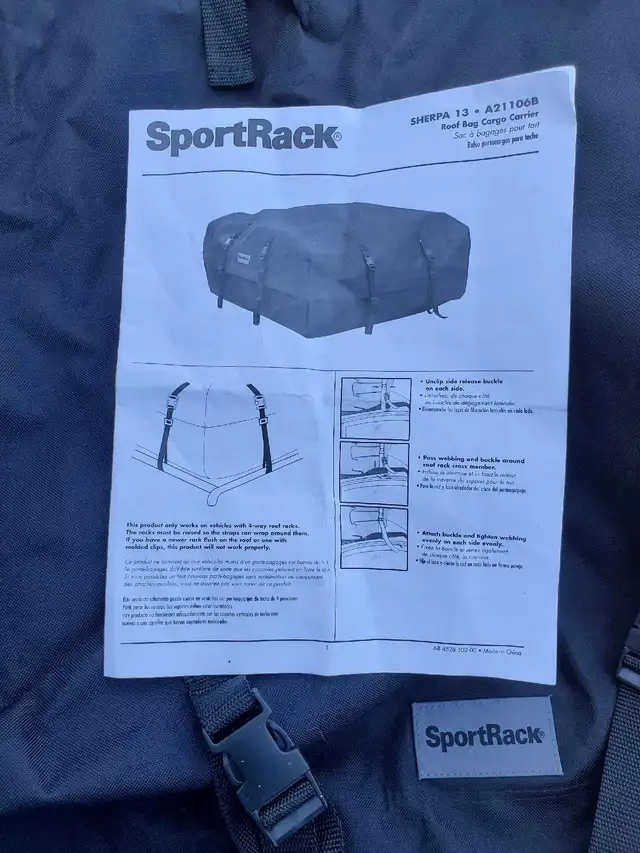 SportRack Sherpa Cargo Carrier in Bags & Luggage in Mississauga / Peel Region - Image 3