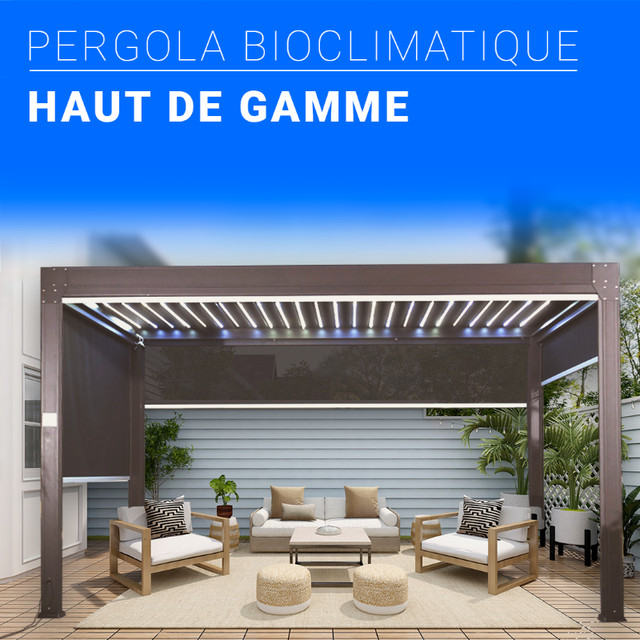 Pergola en aluminium bioclimatique de haute qualité dans Mobilier pour terrasse et jardin  à Longueuil/Rive Sud - Image 2