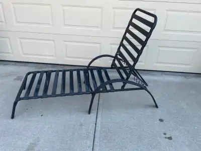 2 adjustable lounge chairs with free cushion, View more