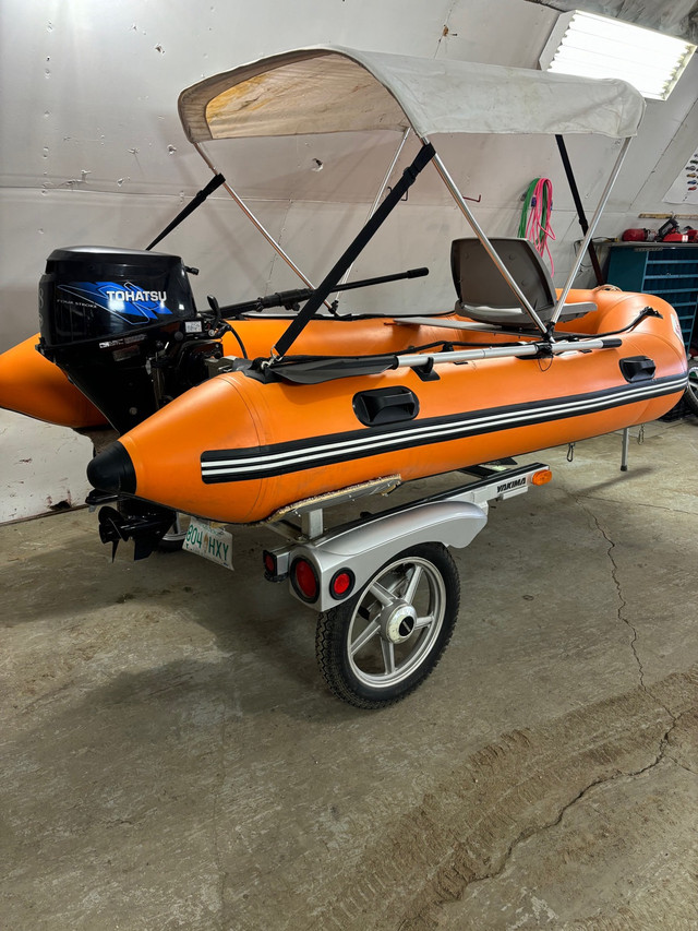 12 foot 6 Zebec inflatable boat  in Powerboats & Motorboats in Saskatoon