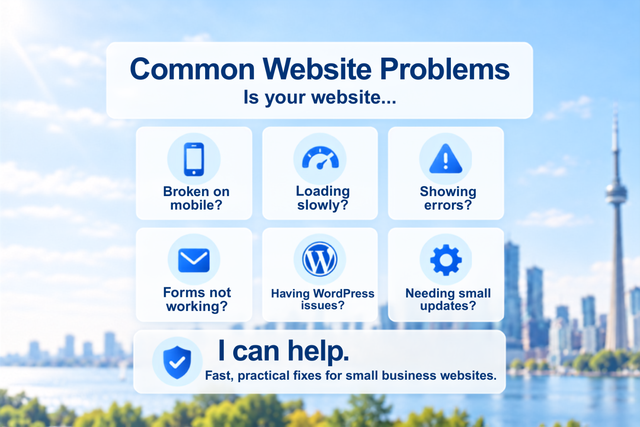 Website Fixes & Updates | WordPress, Shopify, React | Toronto563808868321863683