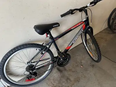 Brand. New. Bike Supercycle. Mountain Bike 24 inch wheels 18 speed. 15 inch frame. Message if intere...