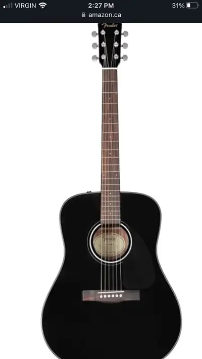 Fender acoustic electric guitar great was $725 now $550 offers, View more