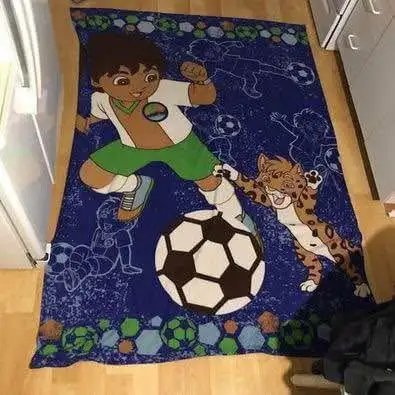 Diego Soccer blanket $15, 56” x 26”, used soccer blanket throw, View more