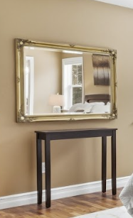Elegant Console Table & Large Framed Mirror Set, View more