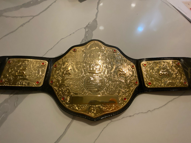 Autographed Replica WWE World Heavyweight Championship Belt in Arts & Collectibles in City of Toronto - Image 2