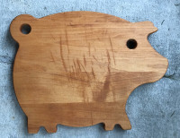 planche à couper en bois d'érable par artiste québécois