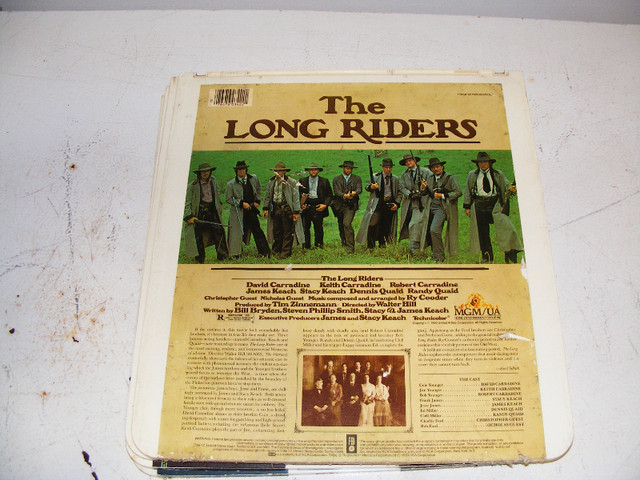 1980 Vintage Laser Video Disc - The Long Riders in Arts & Collectibles in Saint John - Image 2