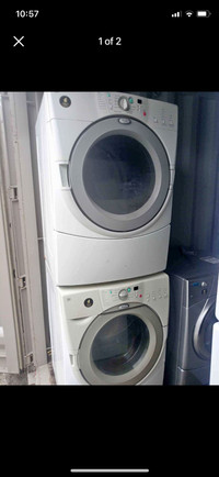 Whirlpool stackable washer dryer sets 