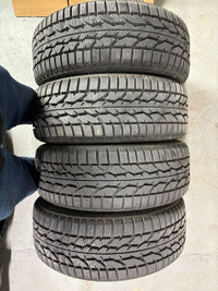 17" Winter tires - like new -  215/45/17 on steel rims