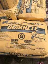 Quikrete -High Strength 30Kg bags -12 available