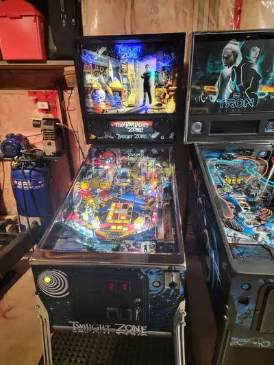 Completely restored Twilight Zone Pinball Machine Including a New Mirco three magnet playfield New C...